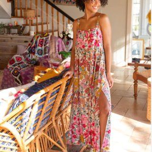 NWT Natural Life Side Slit Maxi Dress Size L/XL